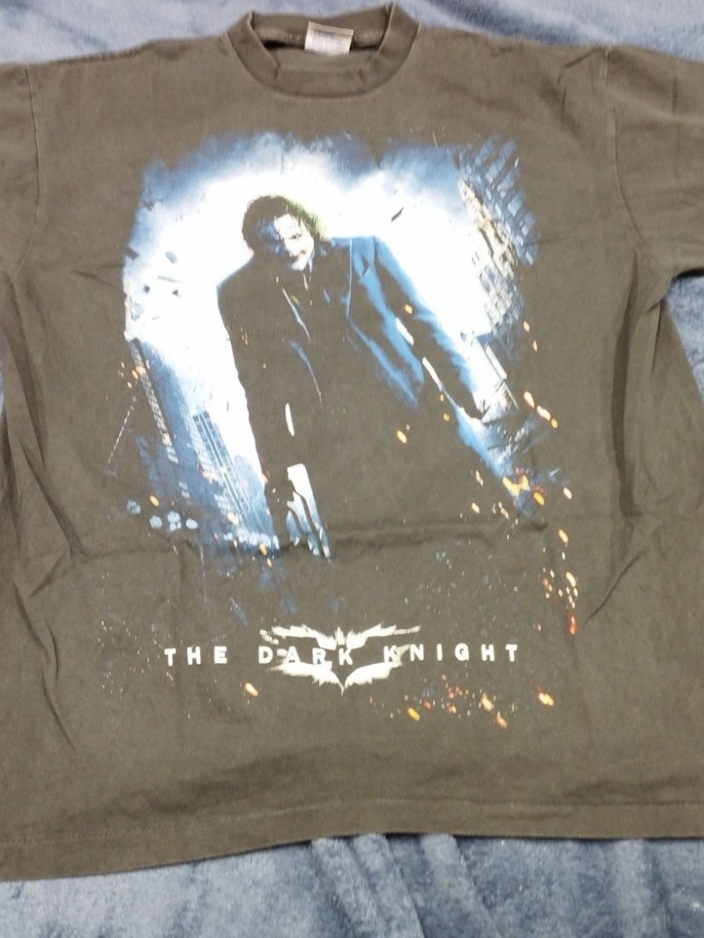 Men's The Dark Knight Graphic Tee in Olive Green